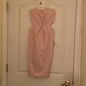 Light pink cocktail dress